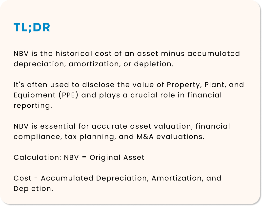 net value book